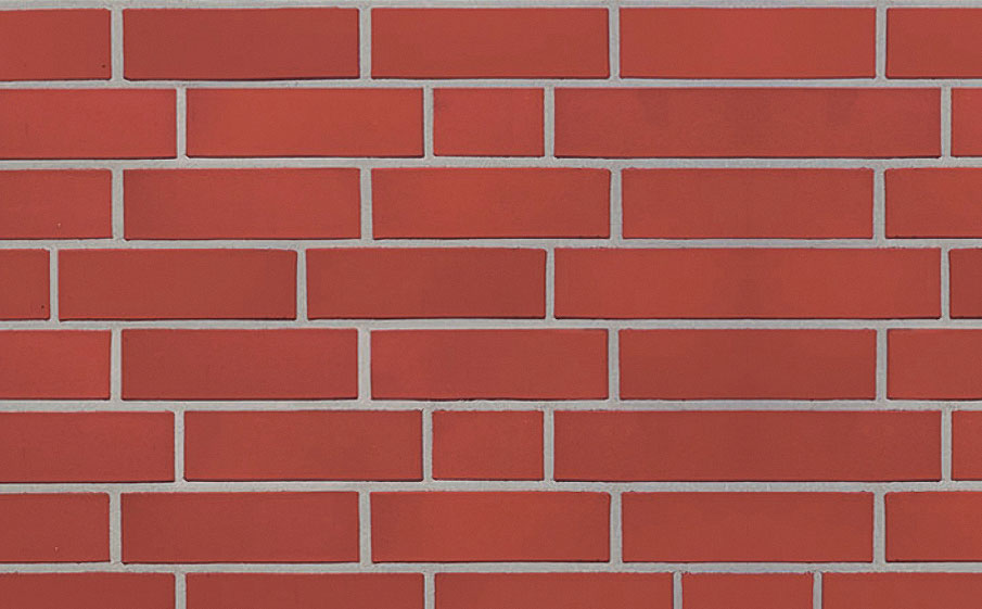 Клинкерный кирпич Roben Westerwald rot, пустотелый, гладкий, 210*100*52 мм